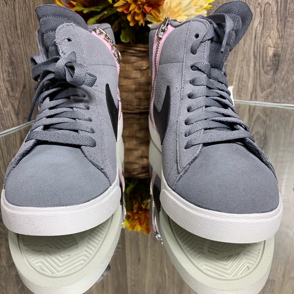 ❤️NWT NIKE W BLAZER MID REBEL shoes cool grey/whit - Picture 3 of 8